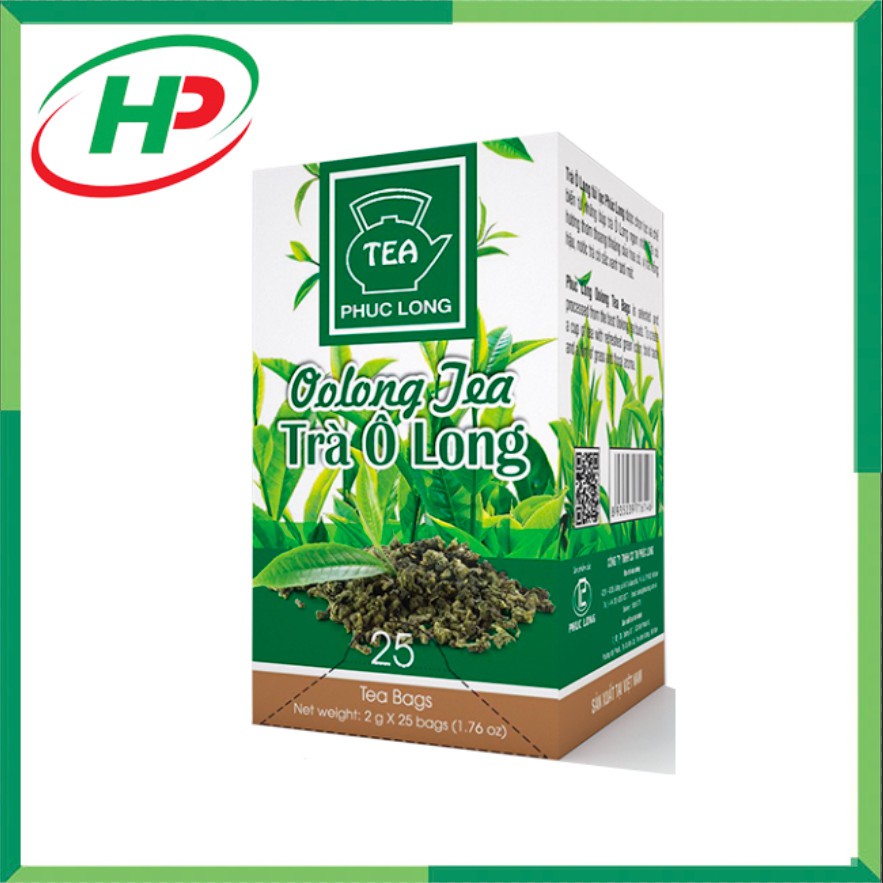 🦊 Trà Ôlong túi lọc Phúc Long 50g - 2gx25 - SP000478