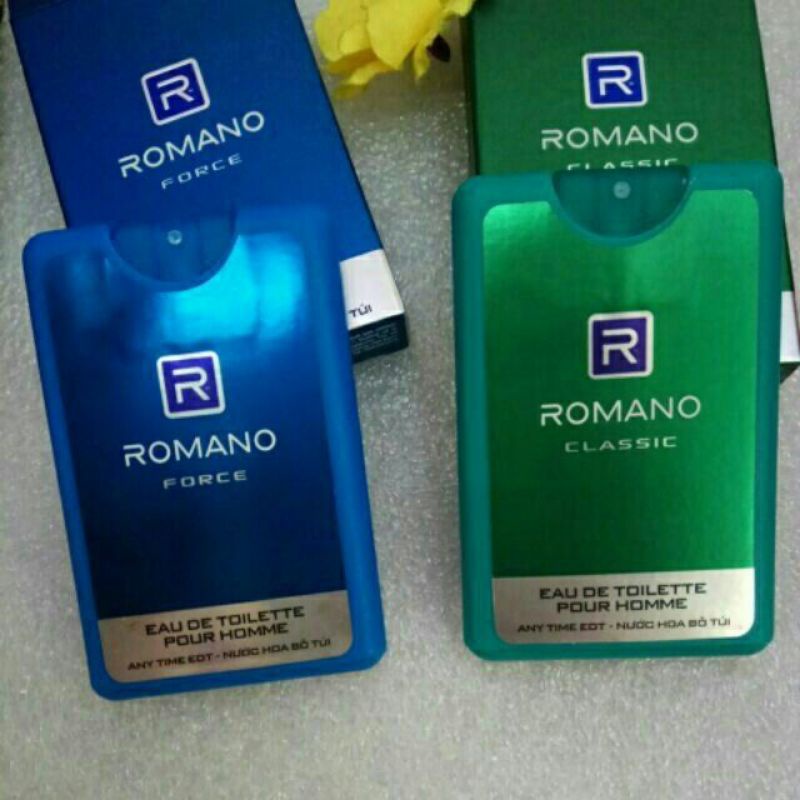 Nước hoa bỏ túi Romano nhỏ gọn tiện lợi dành cho nam