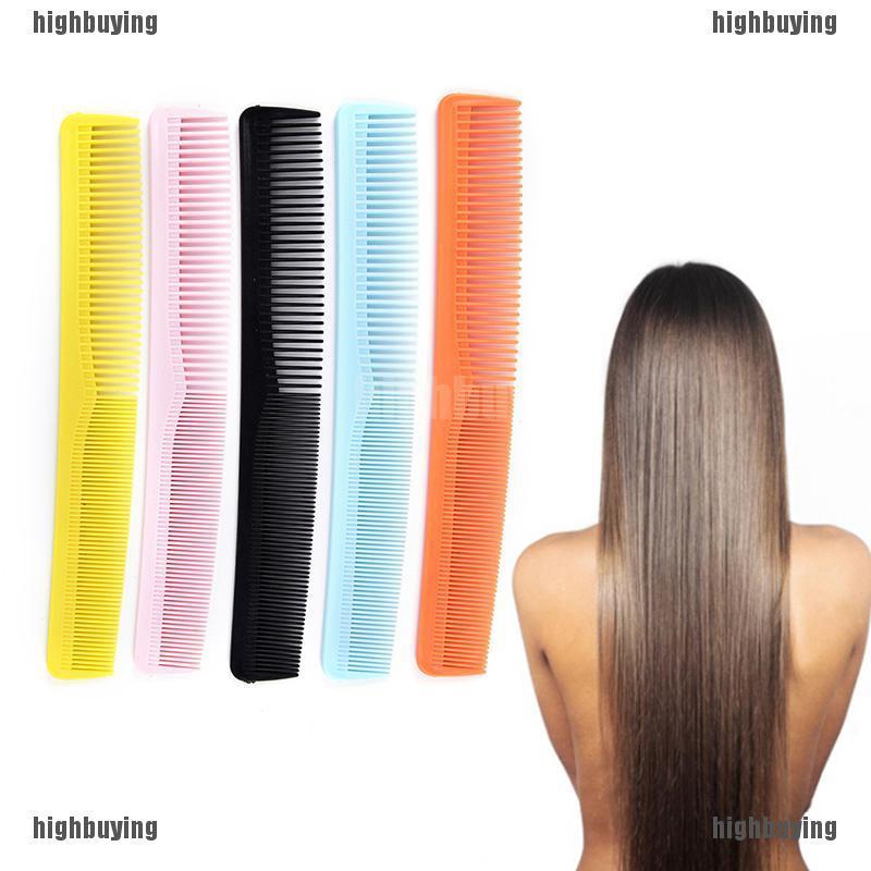 Set 5 Lược Nhựa Cắt Tóc Chống Tĩnh Điện Chuyên Dụng Cho Salon