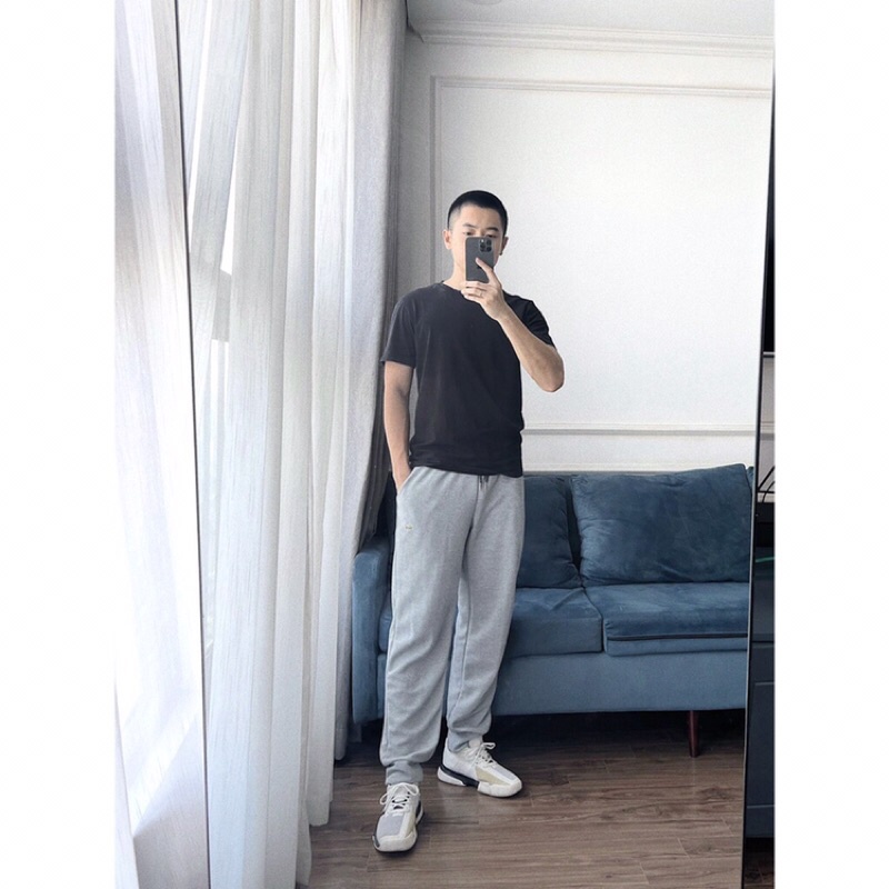 QUẦN NỈ JOGGER NAM CÁ SẤU