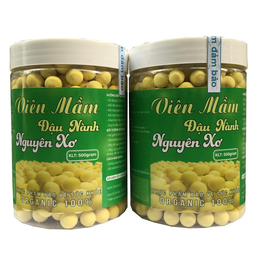 XƯỞNG SỈ VIÊN MẦM ĐẬU NÀNH NGUYÊN XƠ HÀNG CHUẨN NGON - hộp 500gr - Có check code - tăng size vòng 1. | BigBuy360 - bigbuy360.vn