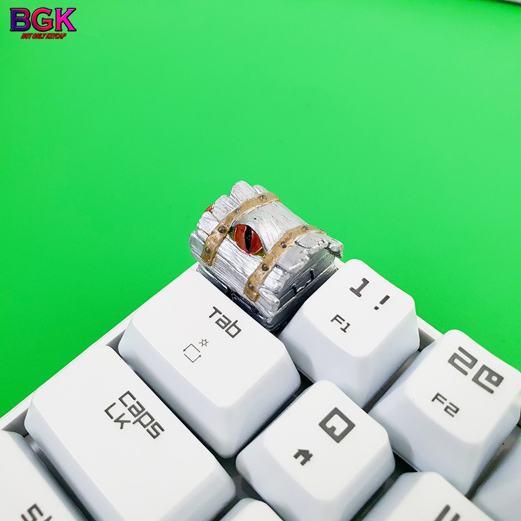 Keycap Artisan Mimic Monster Lẻ Hộp Kho Báu Quái Vật Cực Đẹp Và Độc Đáo