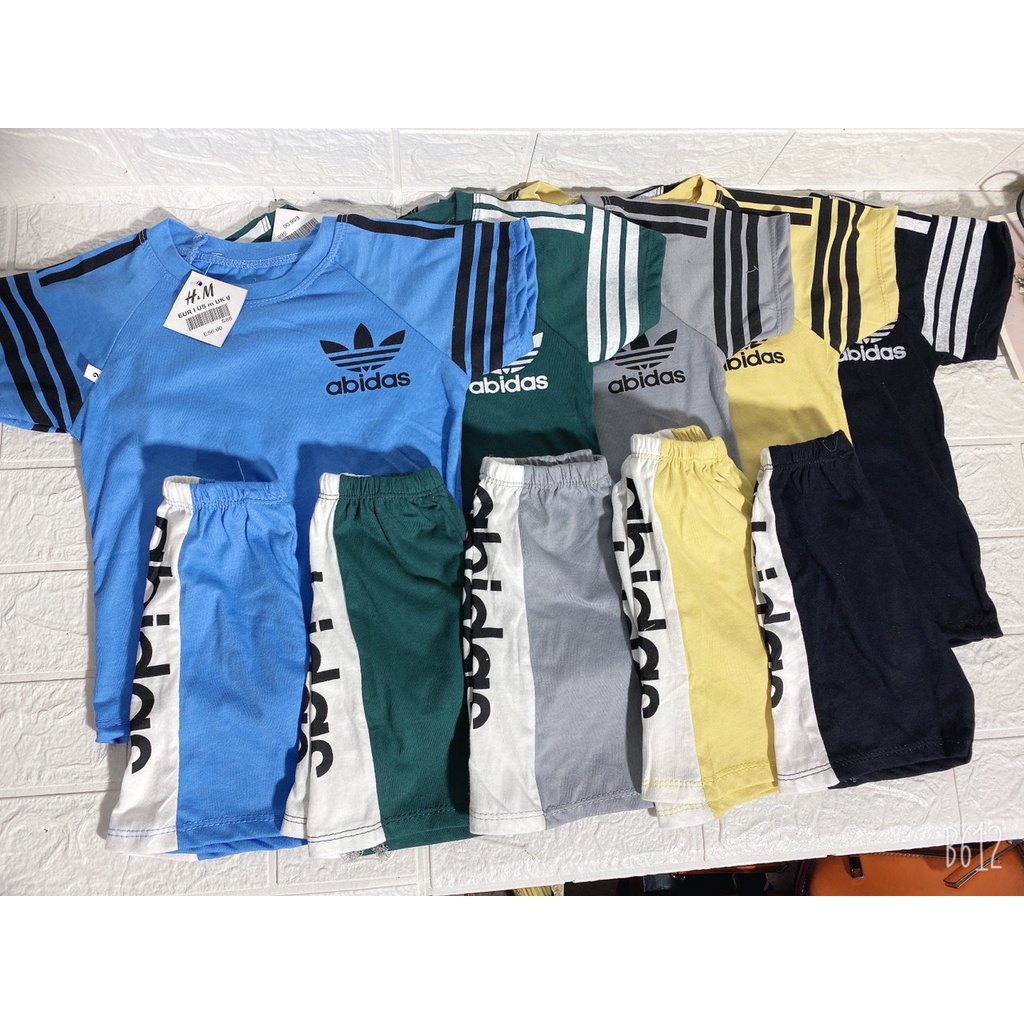 GIÁ TỐT NHẤT - BỘ THỂ THAO COTTON BÉ TRAI SIZE 7 - 22KG