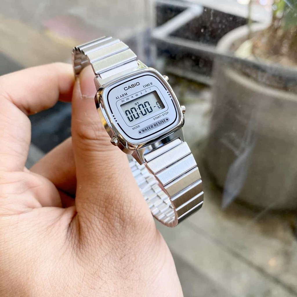 Đồng hồ Nữ Casio LA670 bản mini đặc biệt siêu đẹp hiện đại, thanh lịch Full box – Panda.watch