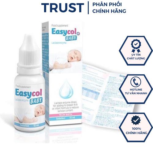 Enzym Lactase Easycol Baby cho trẻ, Men tiêu hóa, Siro bổ sung Enzyme giảm nôn trớ khóc đêm