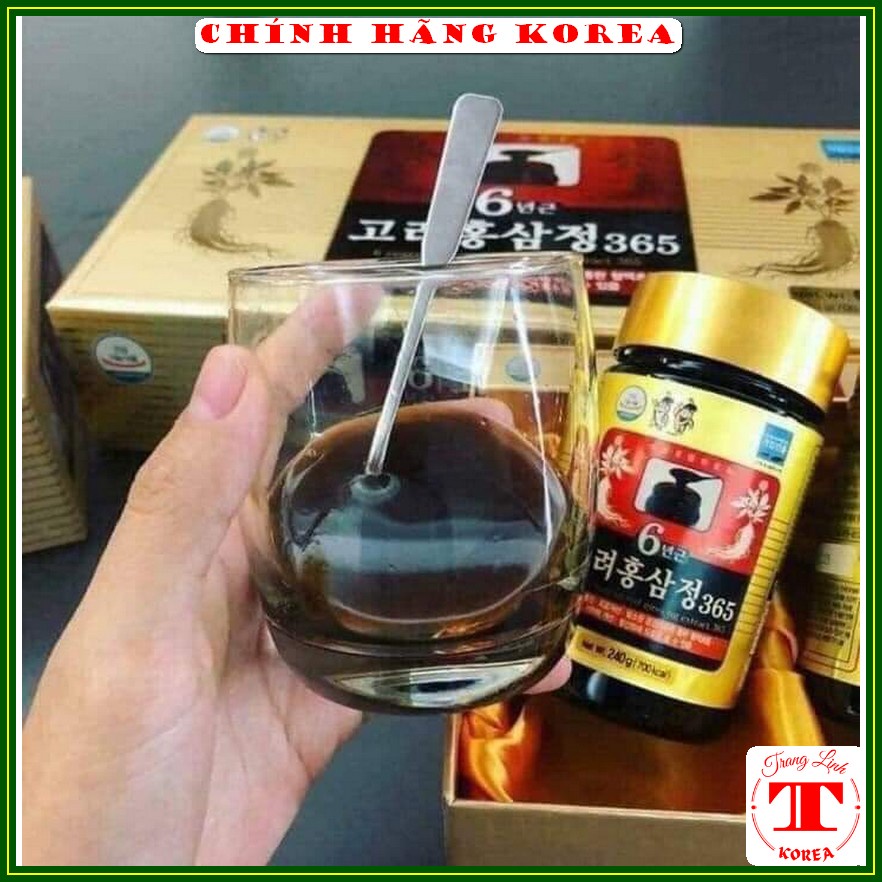 Cao hồng sâm 365 hàn quốc, hộp 2 lọ - Cao sâm hàn quốc Korean 6 Years Red Ginseng Extract Gold, tranglinh