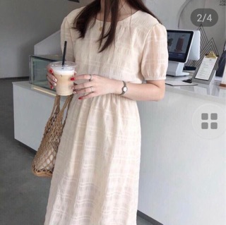 ĐẦM MIDI NUDE NƠ LƯNG