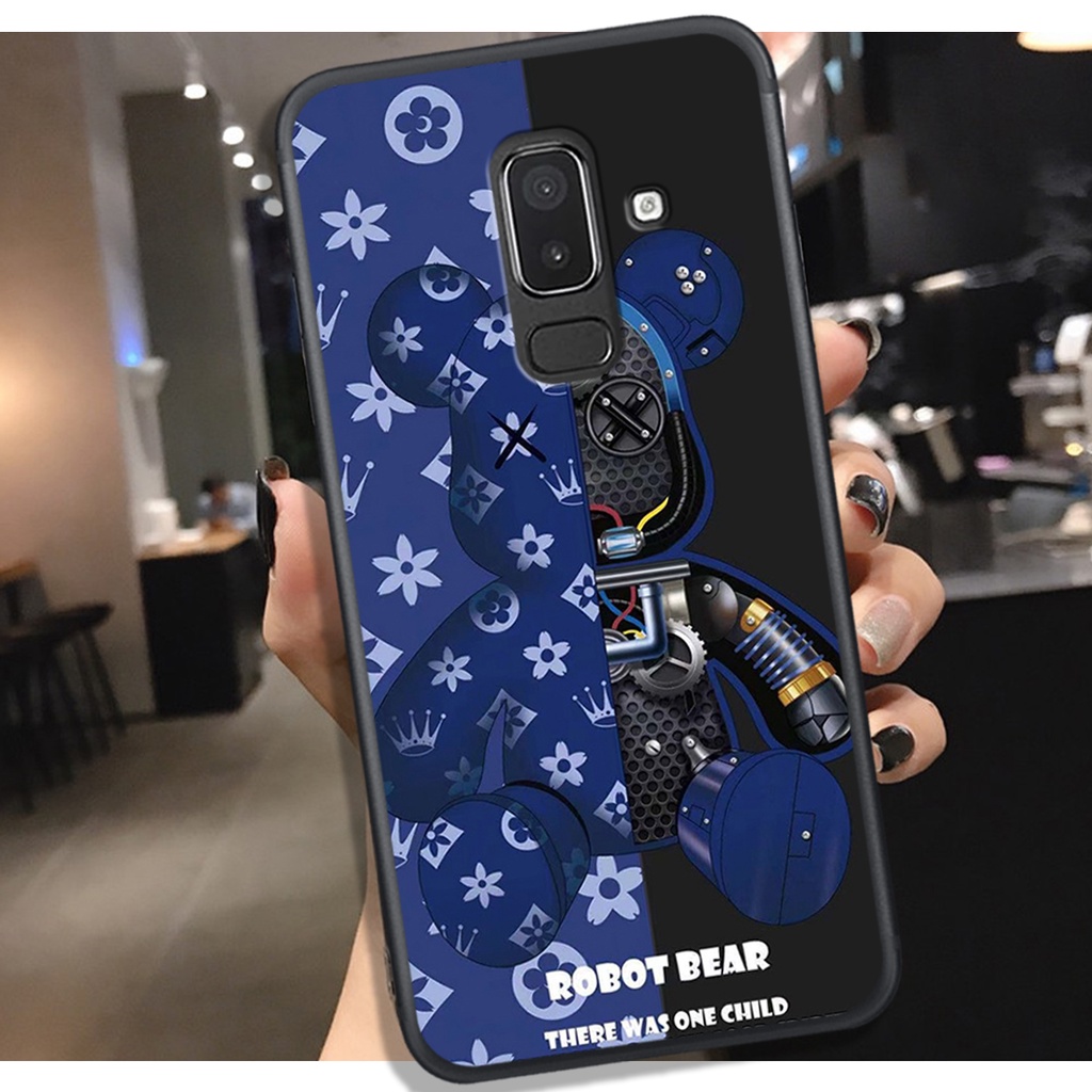 [HOT]ỐP SAMSUNG J8 - J6 PLUS - A6 PLUS - A8 PLUS , In Hình Gấu Robot họa tiết L-V màu sắc cực đẹp.