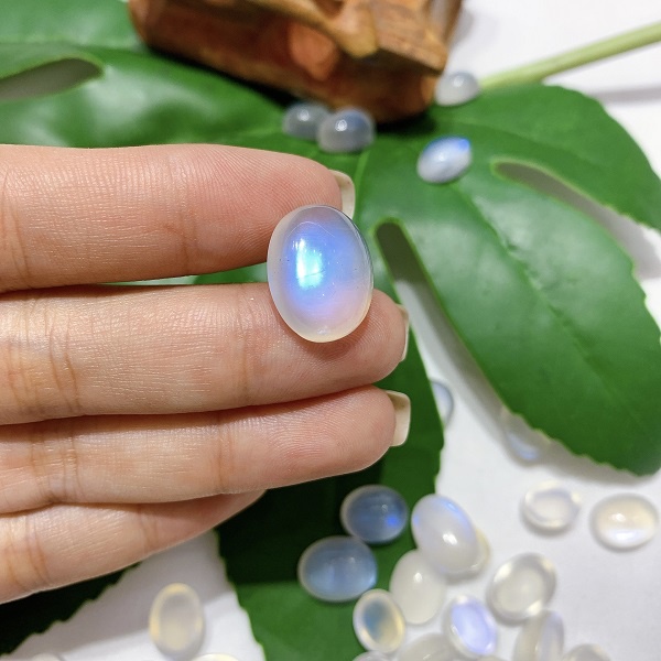 Mặt Đá Mặt Trăng Oval Size Nhỏ 7x9mm