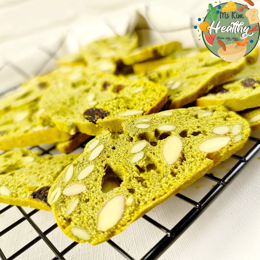 Bánh ăn kiêng, bánh giảm cân không đường, BISCOTTI 3 vị MS.KIM HEALTHY 250gr - Ăn vặt không béo, ít calo | BigBuy360 - bigbuy360.vn