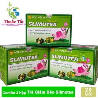 [Chính Hãng ] ComBo 3 Hộp Trà Giảm Béo Slimtea Học viện Quân Y