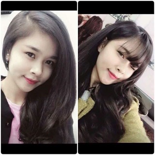 Tóc giả mái mưa kiểu Hàn Quốc làm từ tóc thật
