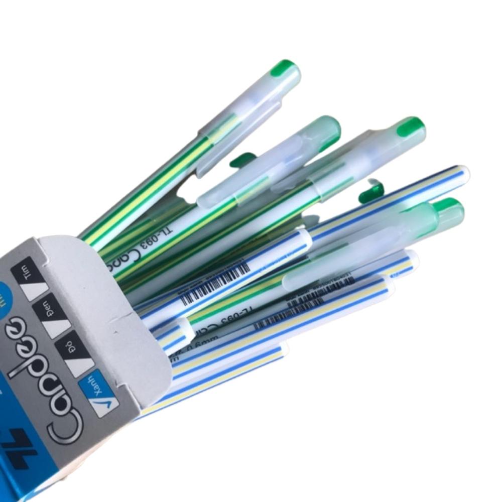 Bút Bi Thiên Long Tl-093 Dành Cho Học Sinh , Combo 5 Cây ,  Xanh , Đen , Đỏ Nét 0.6mm