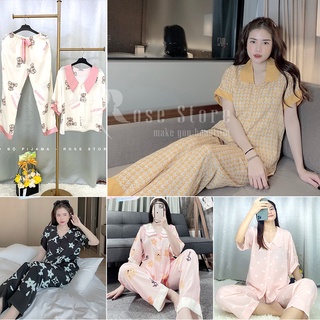 Bộ pijama tay lở quần dài