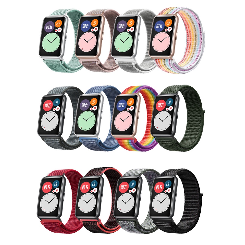 Dây Đeo Nylon Cho Đồng Hồ Thông Minh Huawei Watch Fit 2