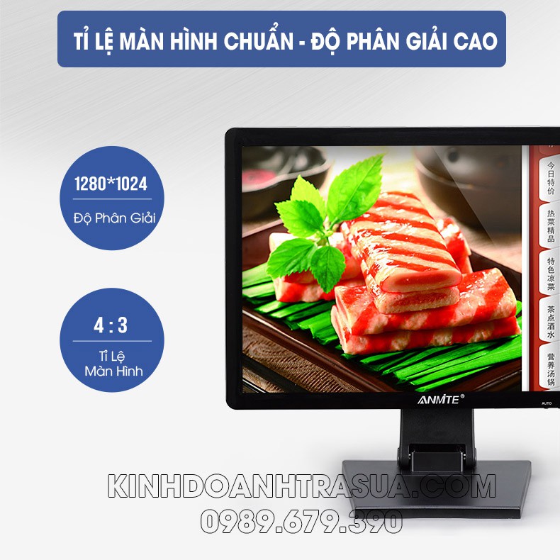 Màn Hình Cảm Ứng 17" Anmite - Mới 100% - BH 12 Tháng | BigBuy360 - bigbuy360.vn