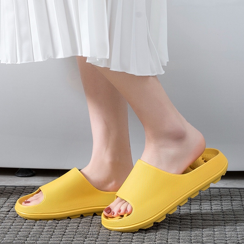 Dép lê bánh mì đế lỗ hợp chất eva siêu nhẹ chống trơn trượt mã DLLA3