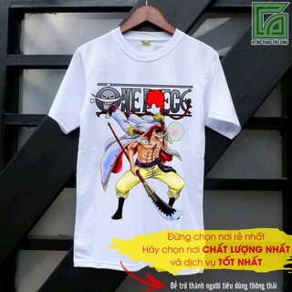 Áo Thun One Piece Râu Trắng Ảnh Thật In Tại Shop