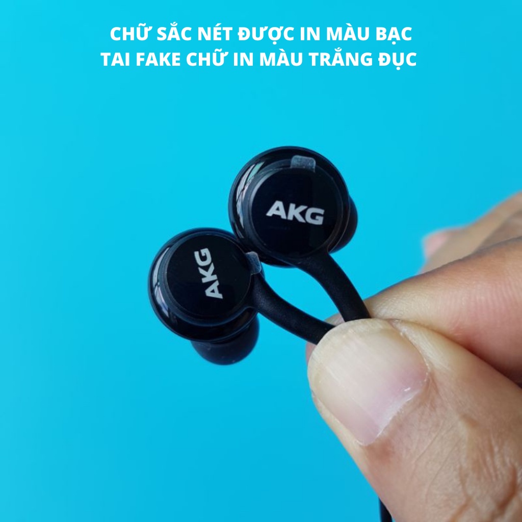 Tai nghe có dây samsung akg s10 chính hãng, tai phone gaming jack 3.5mm tặng kèm 4 núm phụ - duystore
