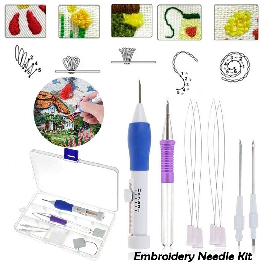 Bộ dụng cụ kim thêu thủ công tiện dụng