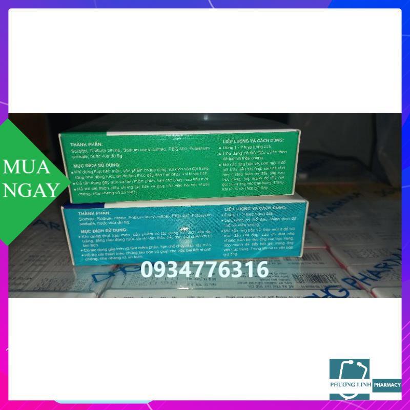 Naphar lux gel thụt chống táo bón cho bé và người lớn