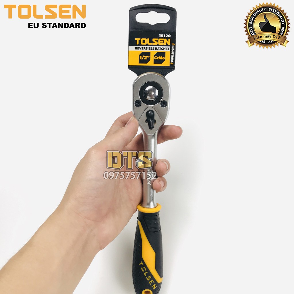 Cần tuýp tự động 1/2 TOLSEN, cần siết tự động hạng công nghiệp thép cứng CrMo - Tiêu chuẩn xuất khẩu Châu Âu