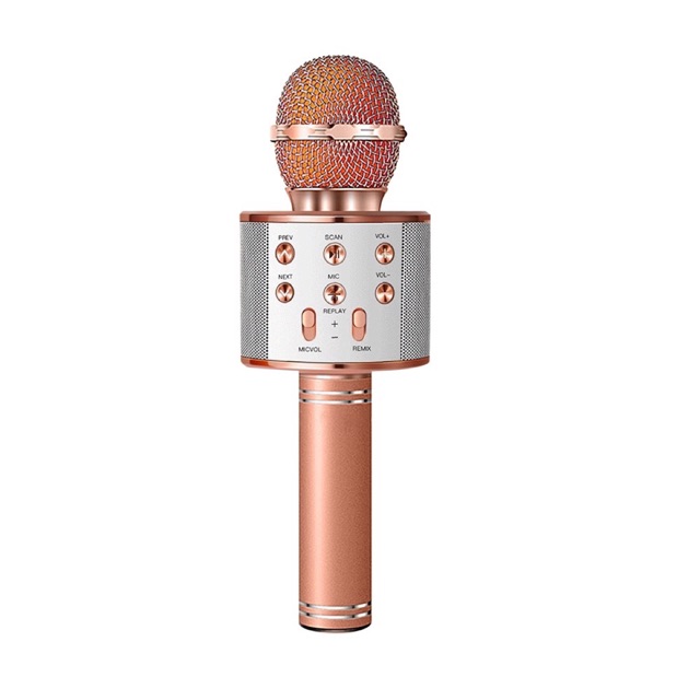 Micro karaoke kết Nối Không Dây Bluetooth WS858 Chính Hãng