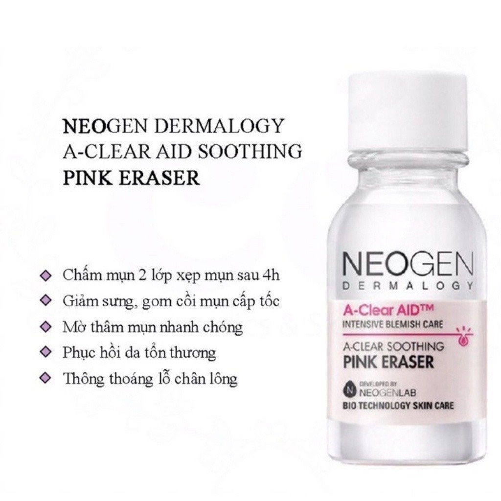 Chấm mụn Neogen A-clear Soothing Pink Eraser 15ml