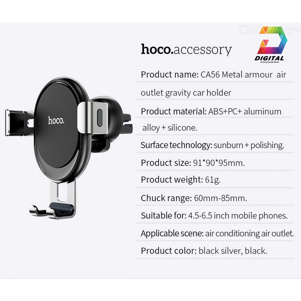 Giá Đỡ Điện Thoại Hoco CA56 Gắn Cửa Điều Hòa