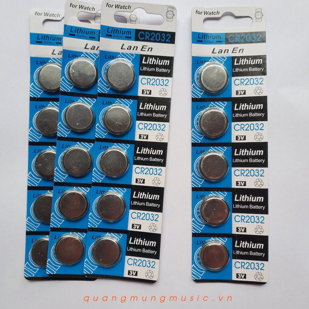 Pin CMOS CR2032 Lithium 3V Pin đồng xu cho máy lên dây, máy tính, cân điện tử