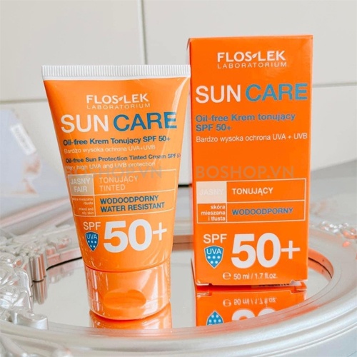 Kem chống nắng Floslek SPF50+ 50ml chống tia UV - tia cực tím độc hại Chính hãng