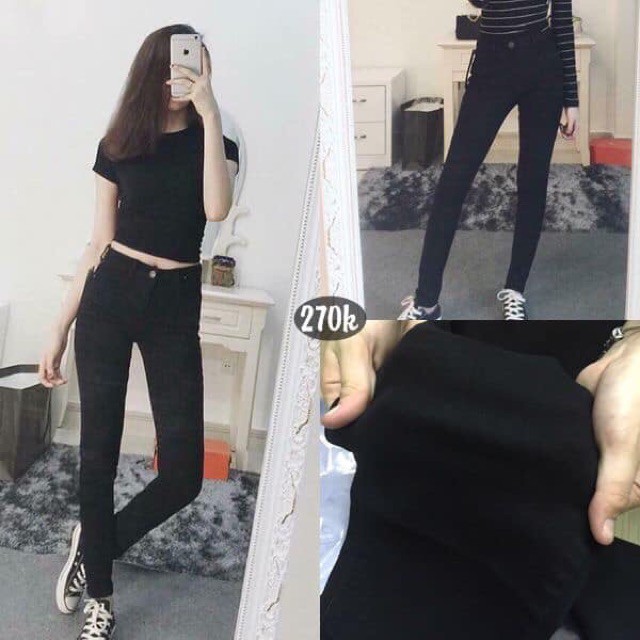 Quần jeans đen trơn sz đại | BigBuy360 - bigbuy360.vn