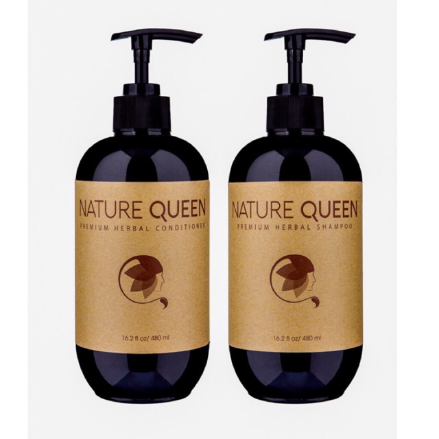 [480ml] Cặp dầu gội xả Nature Queen