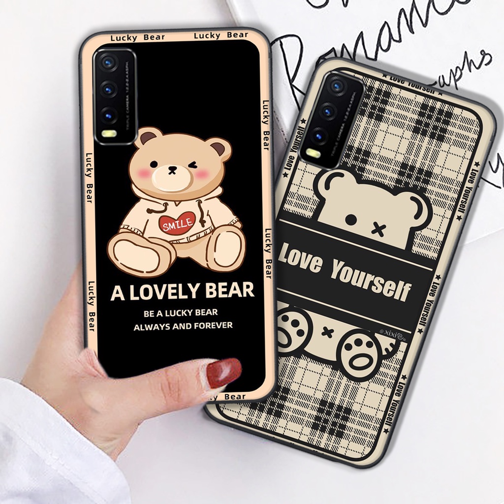 Ốp Vivo Y12S / Y20 / Y20S / V20 / Y51 2020 gấu cực đẹp cute / nhiều mẫu gấu phá cách