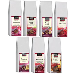 Trà uống hoa quả sấy Kings Crown gói 250g, hàng Đức
