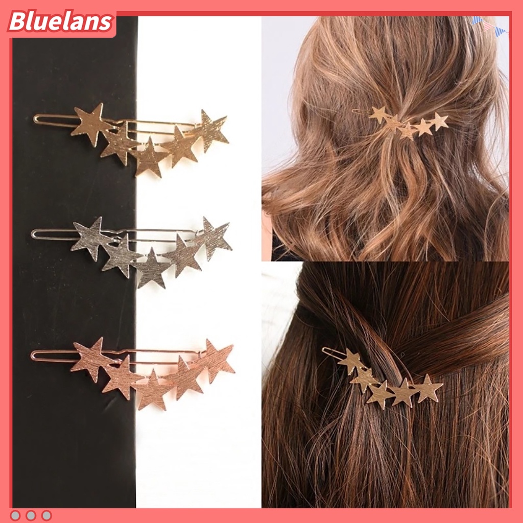 Kẹp tóc hình ngôi sao 5 cánh thời trang cho nữ