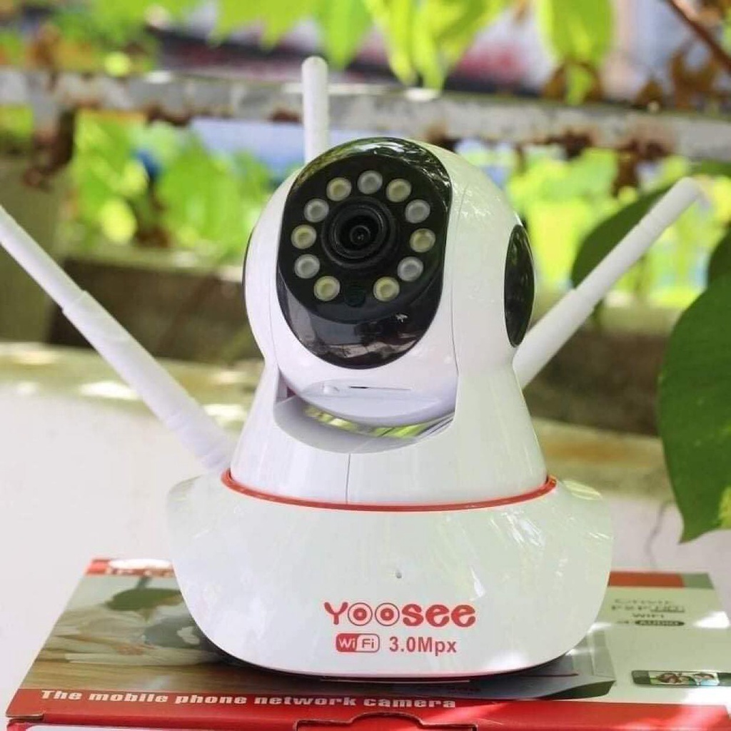 Camera Yoosee Full HD 3 râu có màu ban đêm - Báo động - quay 360 - kết nối không dây - thẻ nhớ chính hãng | BigBuy360 - bigbuy360.vn