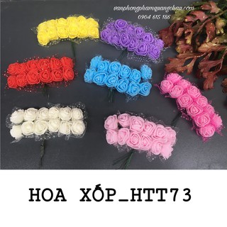 Hoa xốp cành 12 bông