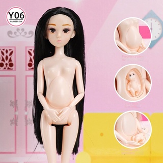 Búp bê mang thai mắt thật 3d 30cm tự làm