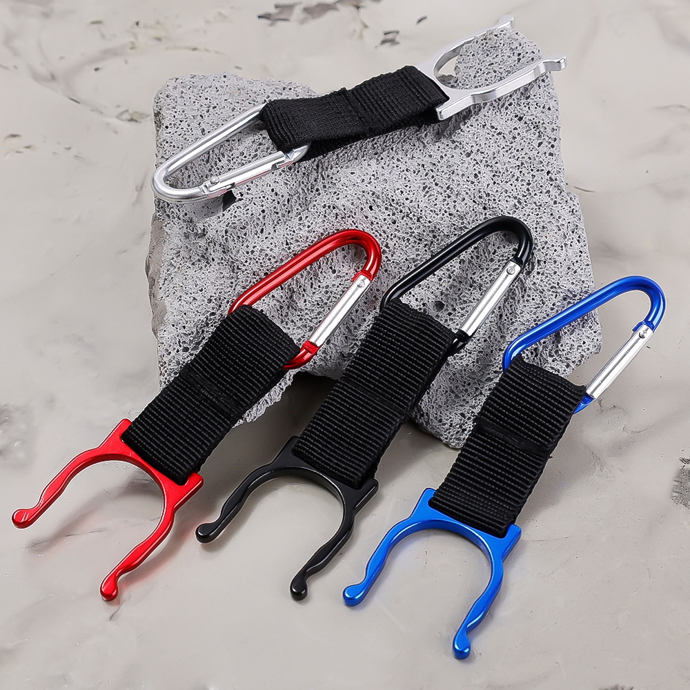Móc Khóa Bình Nước Bằng Nhôm Nhiều Màu Sắc Đa Năng Tiện Dụng Mang Theo Du Lịch / Cắm Trại