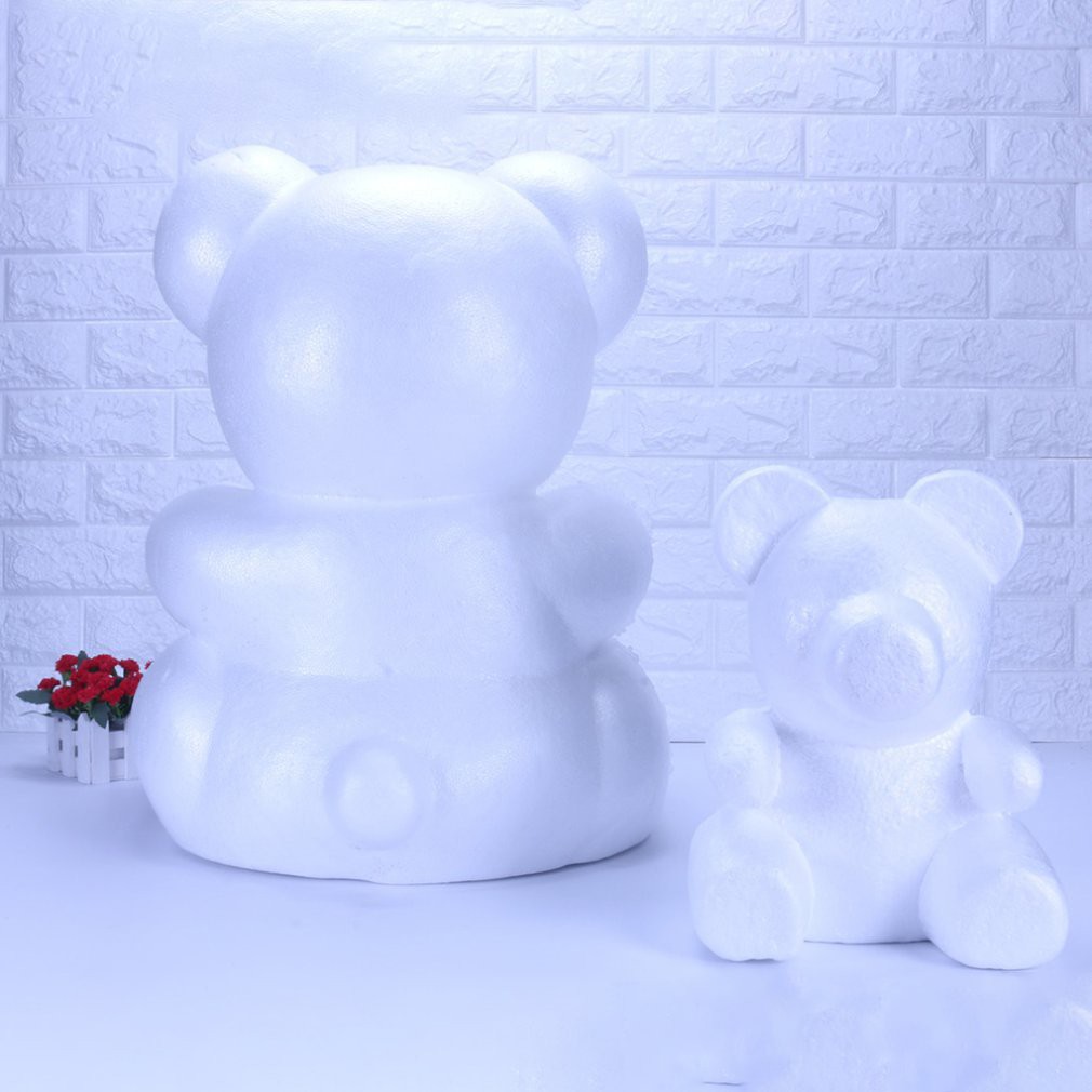 Hoa hồng/ Gấu xốp styrofoam polystyrene dùng cho trang trí đám cưới/ dịp lễ valentine/ tiệc DIY