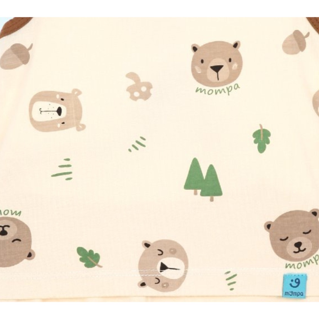 Bộ Quần Áo Ba Lỗ Mompa Bamboo - Quần Áo Bé Trai, Bé Gái (Size Từ 6 - 9 Tháng Đến 3 Tuổi)