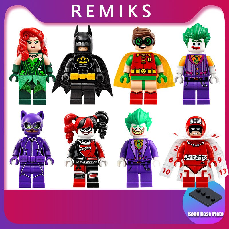 Dc Mô Hình Nhân Vật Siêu Anh Hùng Batman Robin Joker Harley Quinn Poison Lvy PG8032