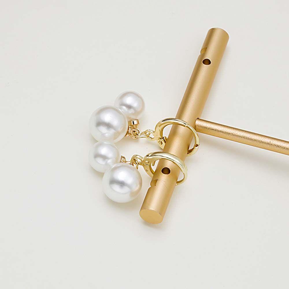 Bông Tai Hợp Kim Dáng Dài Đính Hạt VANES1 Thời Trang Cho Nữ