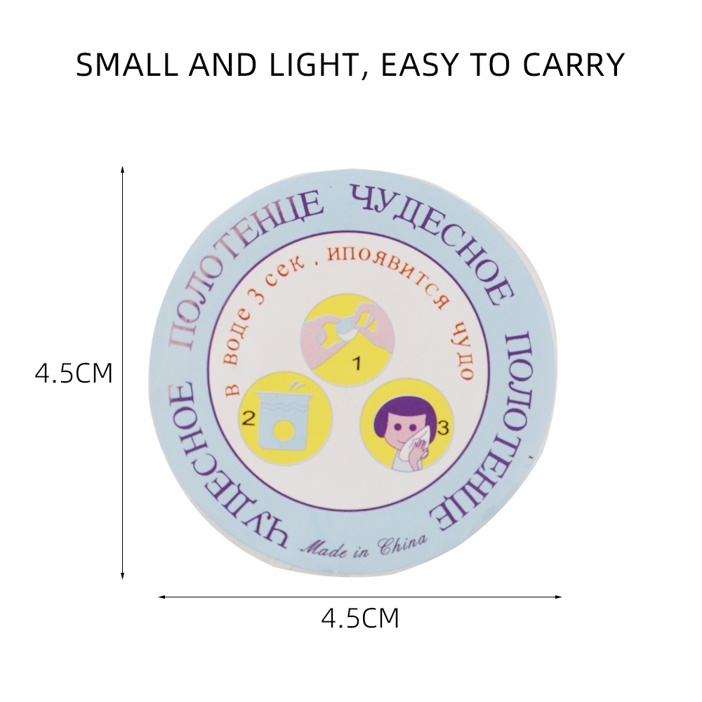 Khăn giấy dạng nén dùng một lần tiện dụng khi đi du lịch