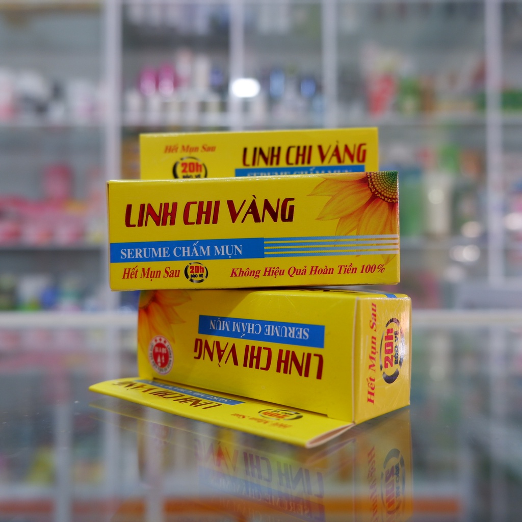 Serum chấm mụn linh chi vàng