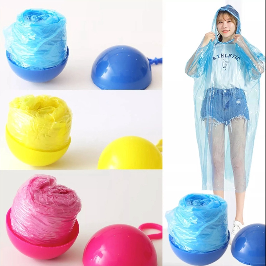 Bóng Áo Mưa Dùng 1 Lần Chống Thấm Nước Baju Hujan Dewasa