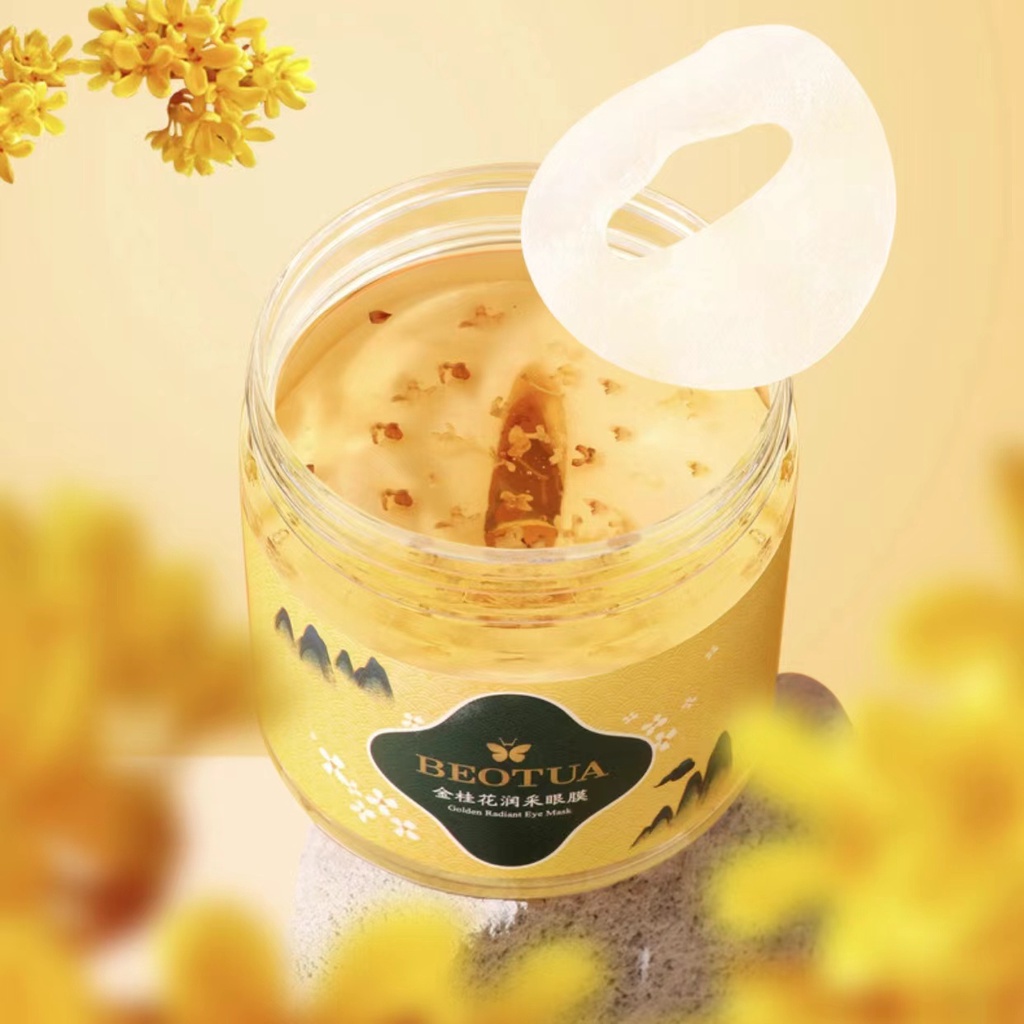 Mặt nạ mắt giảm quầng thâm bọng mắt chống lão hóa BEOTUA Gold Foil Remove yellow