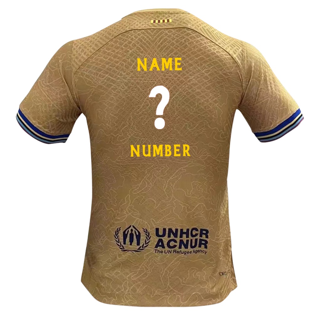 Áo Thun Số 22-23 Câu Lạc Bộ Barcelona Sân Khách s-2xl* Có Sẵn Sẵn*