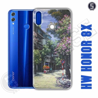 Ốp điện thoại Huawei Honor 8X Dẻo Chống Shock Nhiều Mẫu Tuyển Tập 11 Phố Cổ Sơn Dầu A1303-CL11